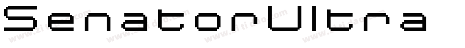 SenatorUltra Regular字体转换